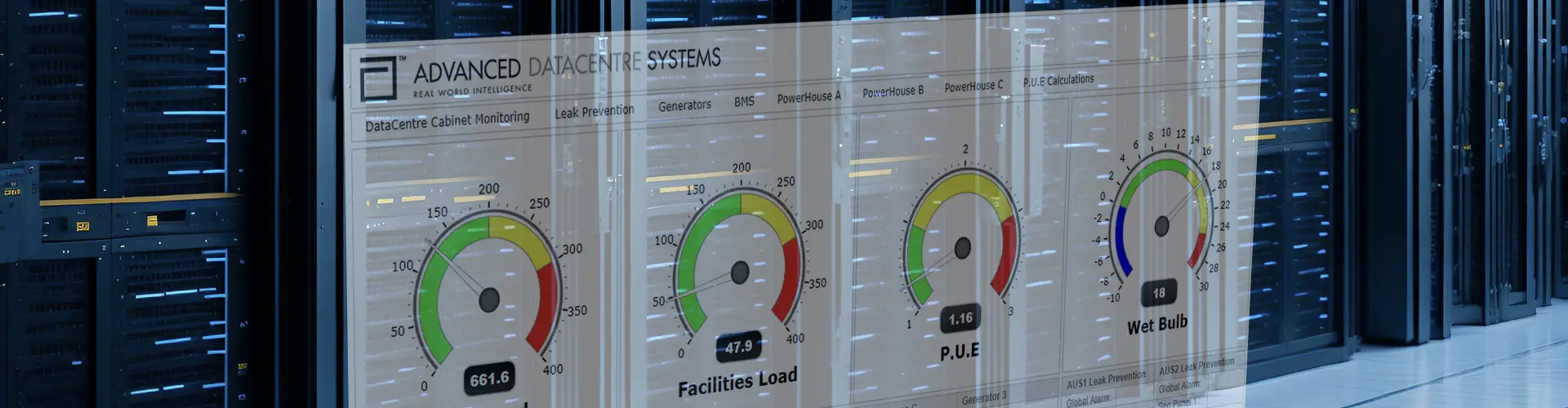 Sensorium DCIM in Data Centre